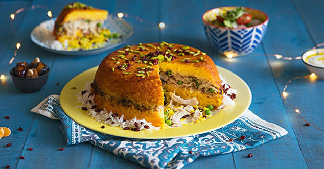 نکات پخت ته چین زعفرانی