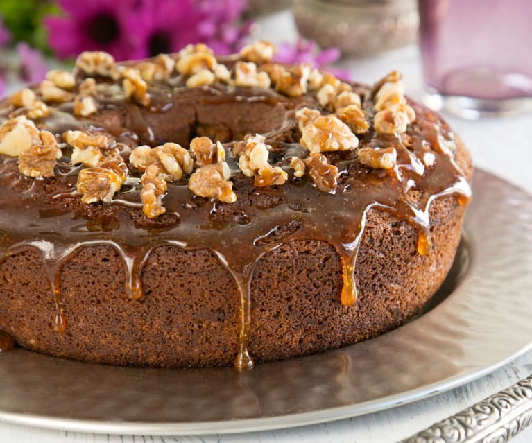 طرز تهیه کیک ارده و گردو