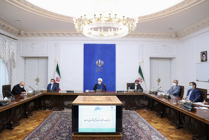 روحانی: دولت جدید آمریکا چهره مخدوش خود را در روابط با کشورها ترمیم کند
