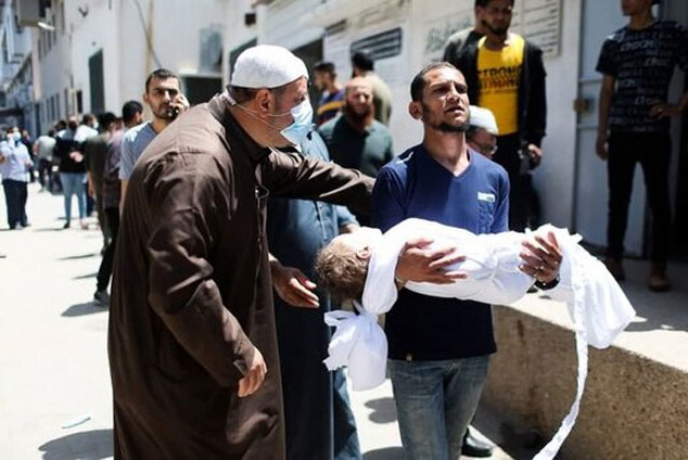 نهمین روز جنگ؛ بامداد امروز 50 بار غزه بمباران شد