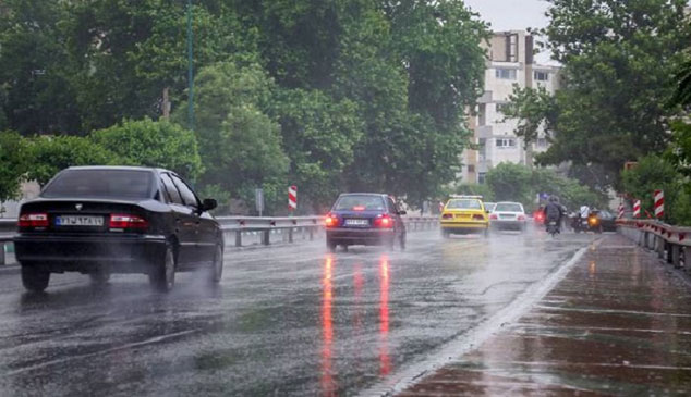 بارش باران در تهران و ۱۶ استان دیگر