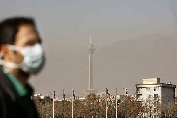 هوای تهران در شرایط ناسالم برای گروه‌های حساس