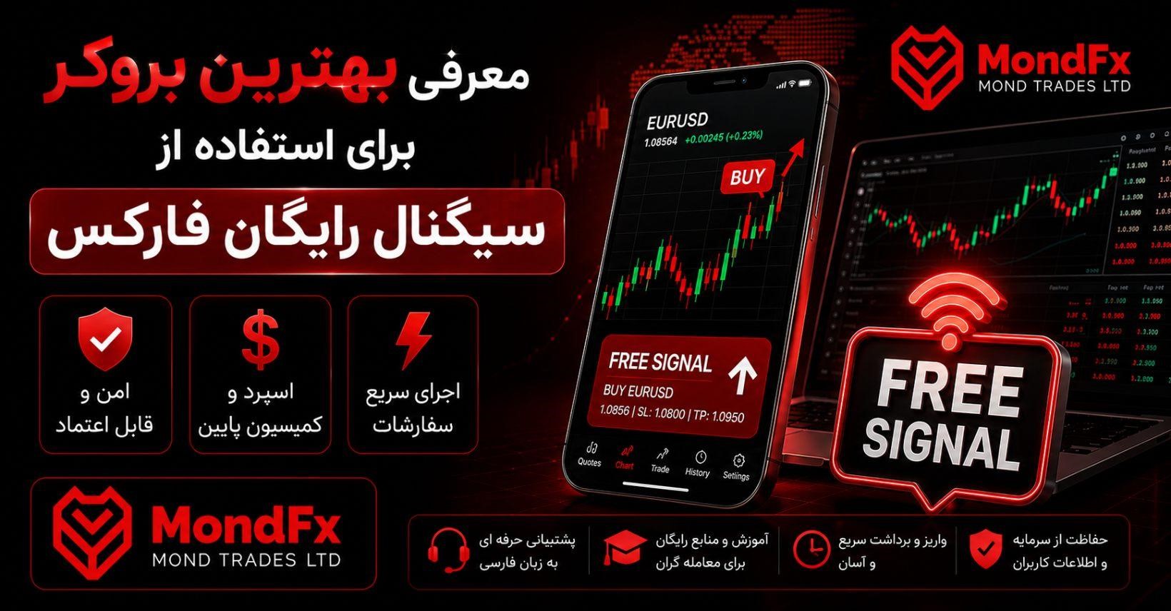 معرفی بهترین بروکر برای استفاده از سیگنال رایگان فارکس